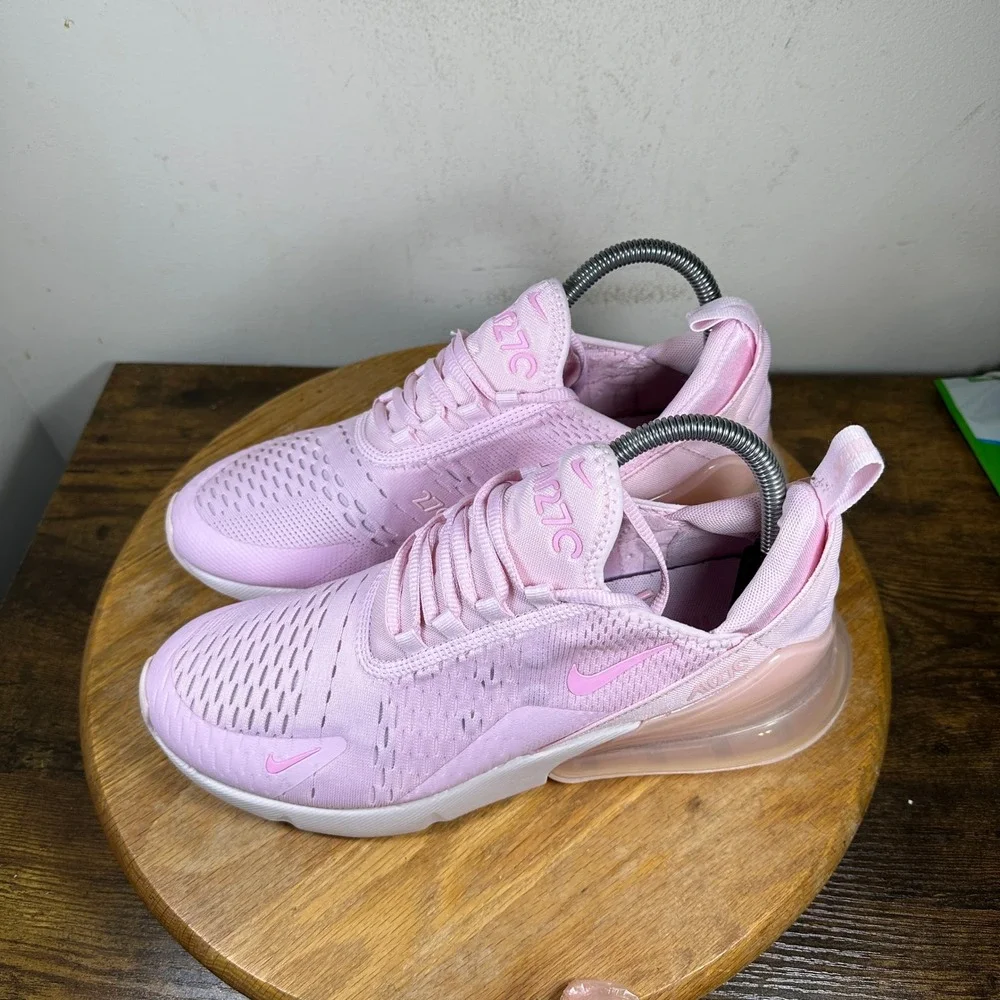 Nike Women's Light Pink Air Max 270 Sneakers - Picture 5 of 8
